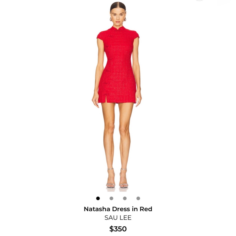 Natasha dress in red